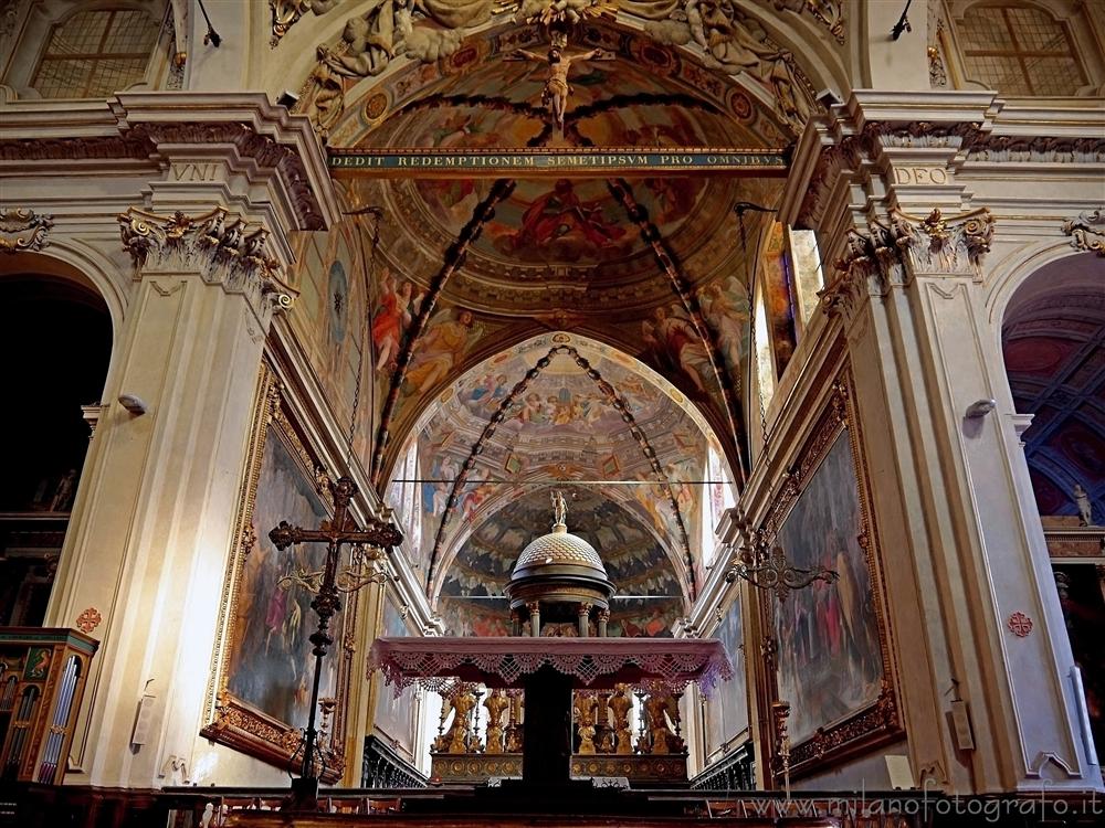Milan (Italy) - Presbiterium and aps of the Basilica of San Marco